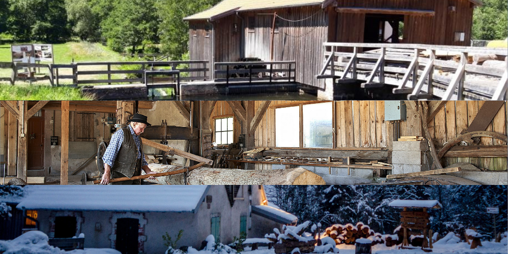 Photos des scieries de la Hallière, de Mandray et du Lançoir